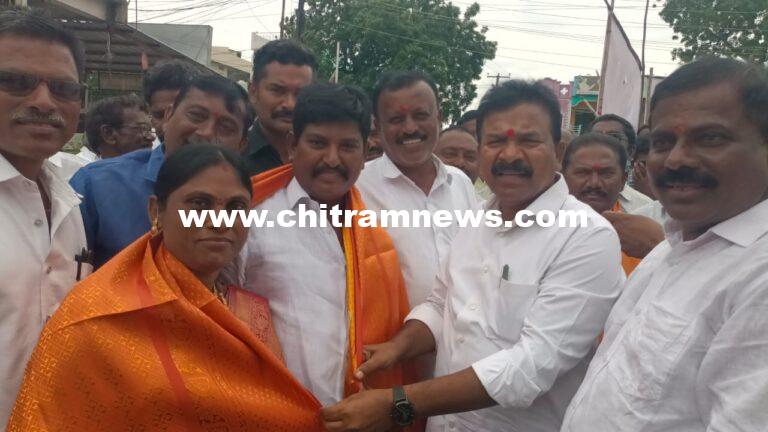 ఇందిరమ్మ ఇండ్లు నమూనా ప్రారంభించిన ఎమ్మెల్యే కవ్వంపల్లి సత్యనారాయణ