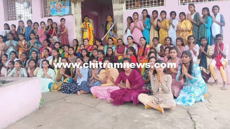 బోథ్ కేజీబీవీలో పోచమ్మ తల్లికి బోనాలు