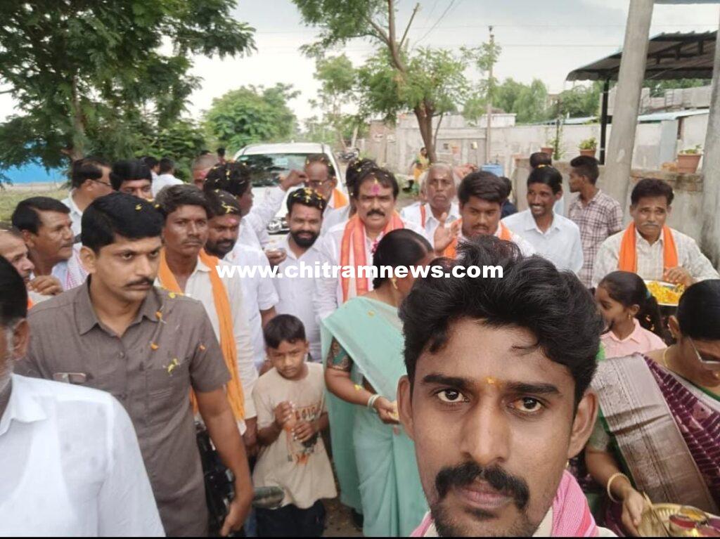 డొప్టాలలోని  శ్రీ రామాలయ పునఃనిర్మానాణికి భూమి పూజ