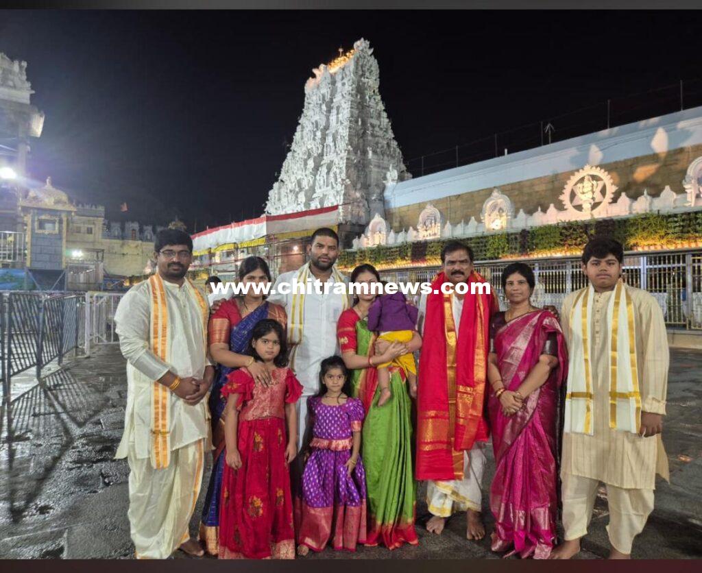 శ్రీ వారిని దర్శించుకున్న ఎమ్మెల్యే పాయల్ శంకర్