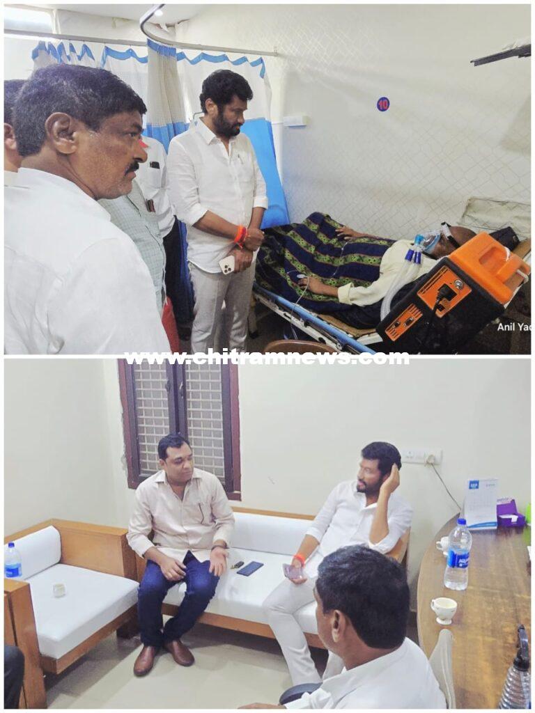బోథ్ ఎమ్మెల్యే అనిల్ జాదవ్ పరామర్శ
