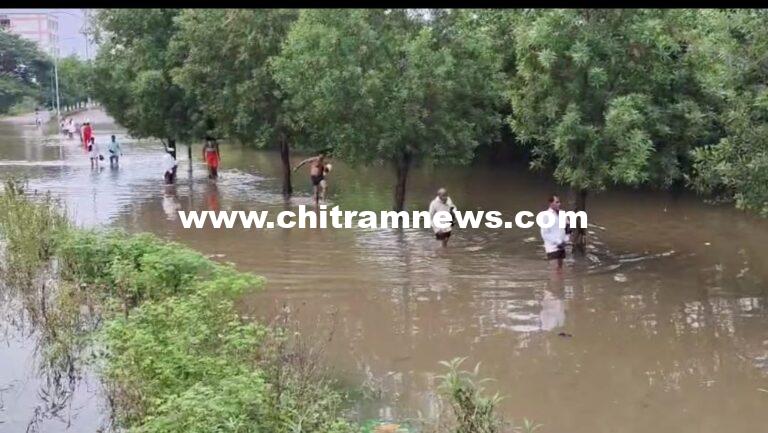 బాసరలో వరద బీభత్సం   