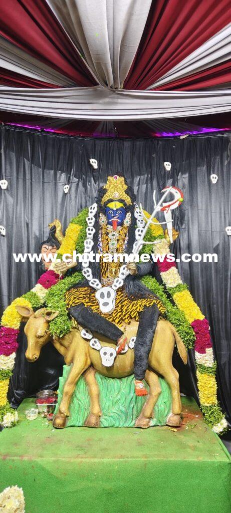 కాలరాత్రి అలంకారంలో బాసర అమ్మవారు