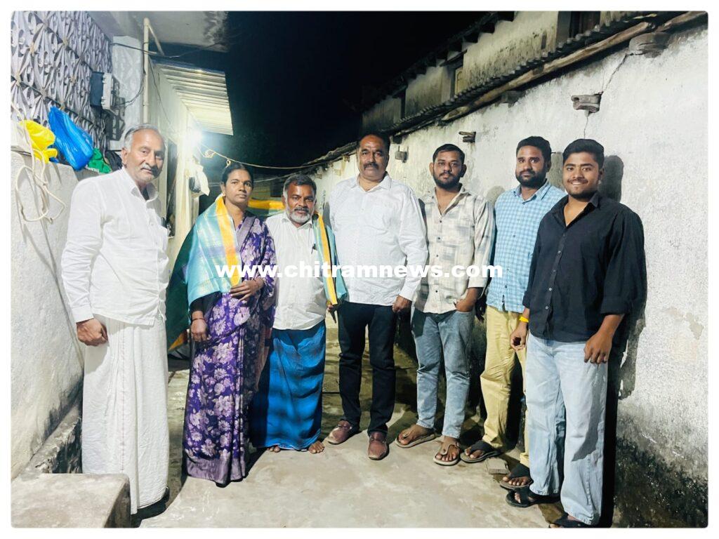 పొచ్చర సర్పంచ్ ఏనుగు రేఖ రాజేశ్వర్ రెడ్డిని సన్మానించిన లోక ప్రవీణ్ రెడ్డి