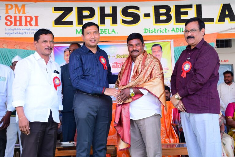 సామ రూపేష్ రెడ్డిని సన్మానించిన జిల్లా కలెక్టర్ రాజర్షి షా