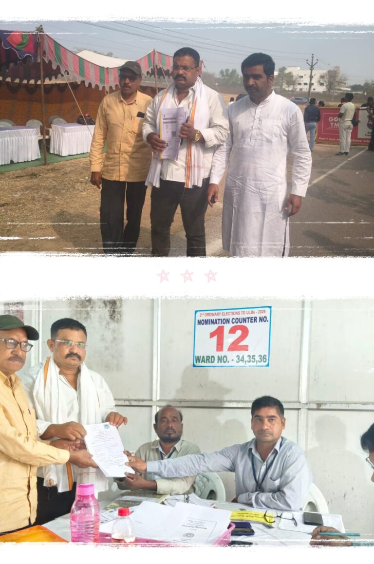 మున్సిపల్ కౌన్సిలర్ కు నామినేషన్ దాఖలు చేసిన అబ్రర్ అలీ