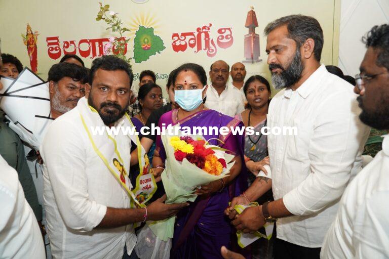 తెలంగాణ జాగృతిలో చేరిన మాజీ ఎంపీటీసీ శాగంటి రమేష్