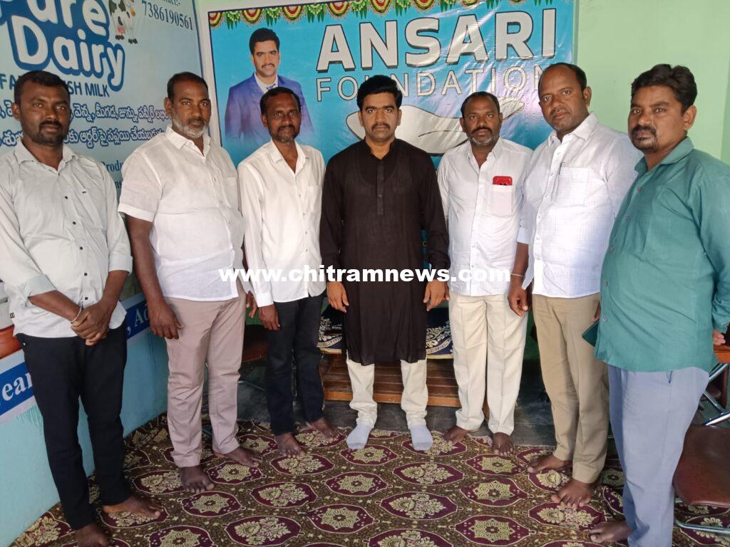 అన్సార్ ఫౌండేషన్ ఛైర్మన్ అన్సార్ కు శుభాకాంక్షల వెల్లువ 