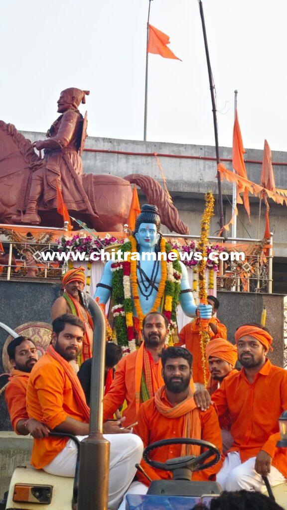 బాసరలో శ్రీ రామ నవమి సందర్భంగా భారీ శోభాయాత్ర 