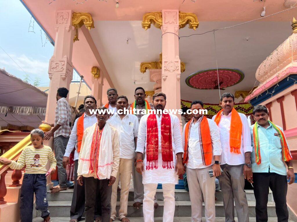 శ్రీరామ నవమి సందర్భంగా పలు ఆలయాలను దర్శించుకున్న డీసీసీ ఉపాధ్యక్షుడు దీపక్ రావు