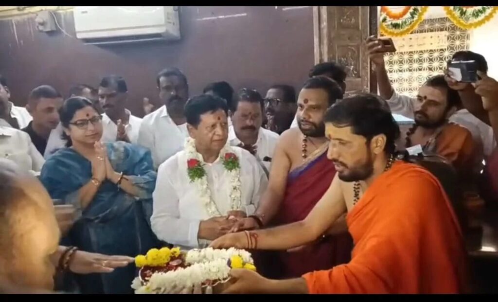 బాసర అమ్మవారిని దర్శించుకున్న బోధన్ ఎమ్మెల్యే సుదర్శన్ రెడ్డి