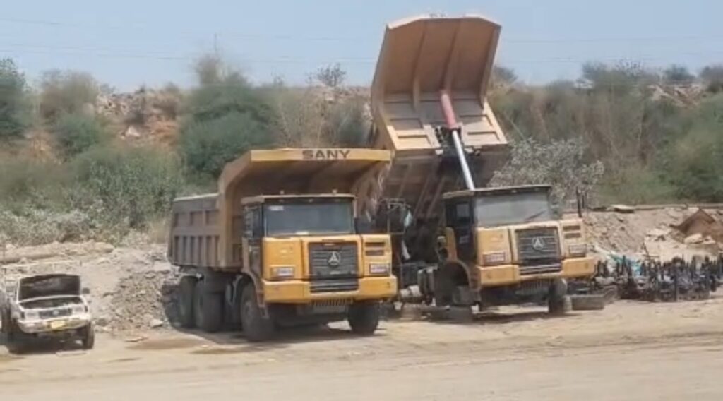 ఫిట్నెస్ లేని సాని డంపర్లను నిలిపివేసిన డిప్యూటీ డైరెక్టర్ మైన్ సేఫ్టీ