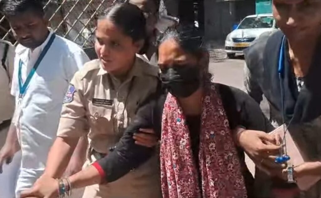 HRC కార్యాలయం ముందు మహిళ ఆత్మహత్యాయత్నం