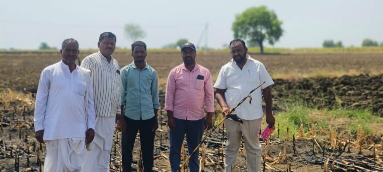 రైతుకు నష్టపరిహారం అందించాలి: బీఆర్ఎస్ మండల అధ్యక్షుడు కోర్వ శ్యాం డిమాండ్