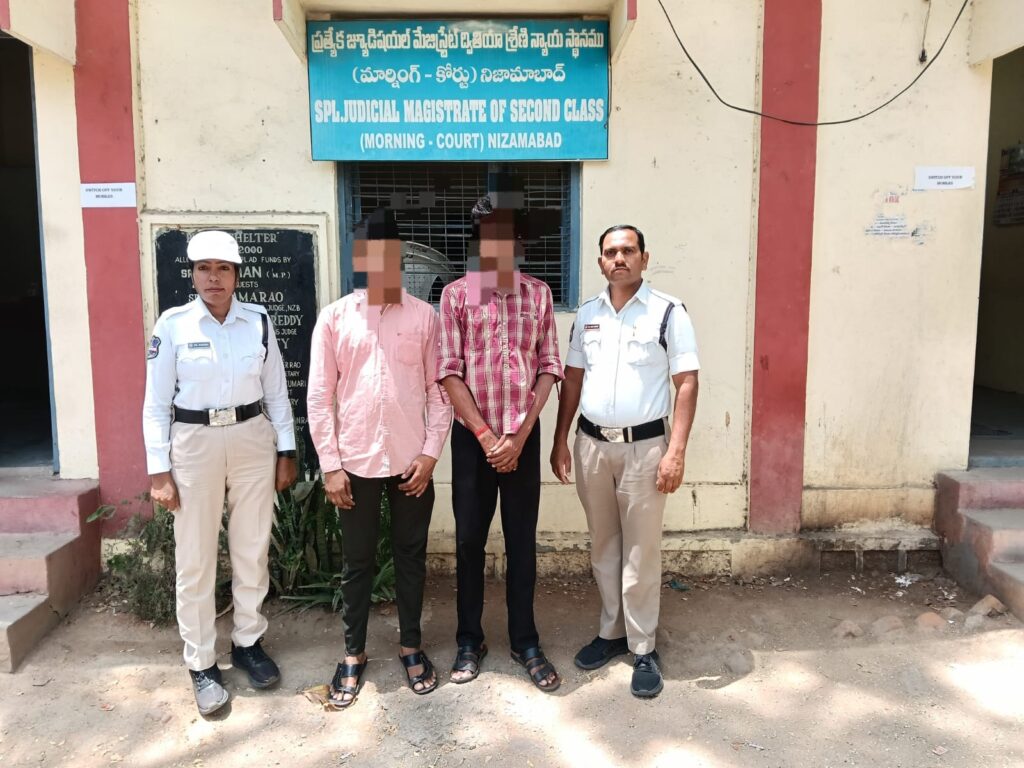 డ్రంకన్ డ్రైవ్లో పట్టుబడ ఇద్దరికి జైలు శిక్ష, ఏడుగురికి జరిమానా