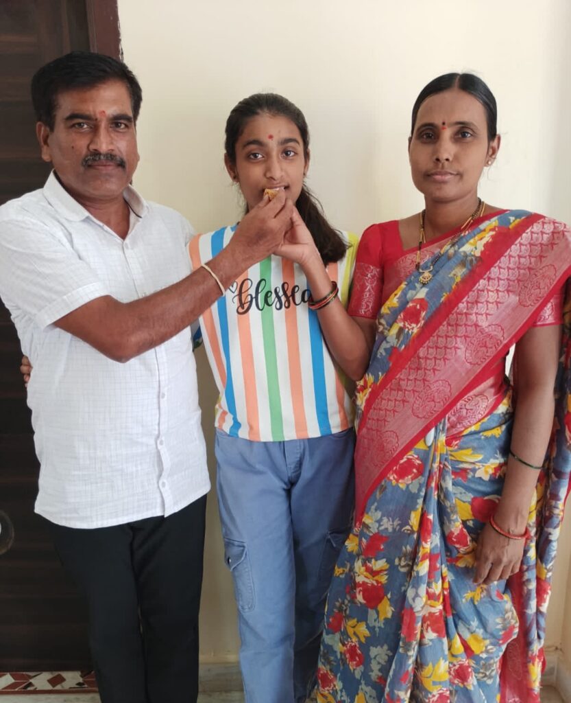 ఇంటర్ ఫలితాల్లో పెద్దోళ్ల సాత్విక ఉత్తమ ప్రతిభ 