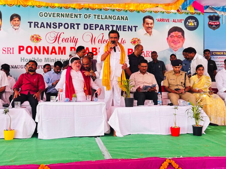 రోడ్డు భద్రతపై అవగాహనతోనే ప్రాణరక్షణ: ఎమ్మెల్యే పాయల్ శంకర్