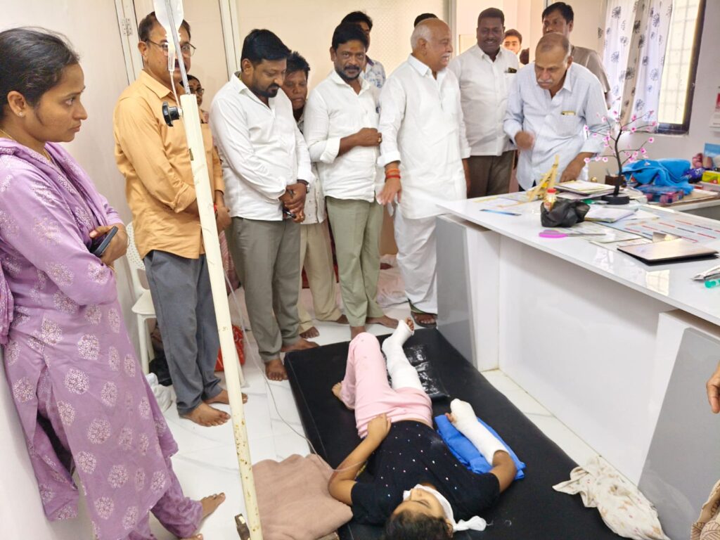 ముథోల్ ఎమ్మెల్యే పవార్ రామారావు పటేల్ పరామర్శ 