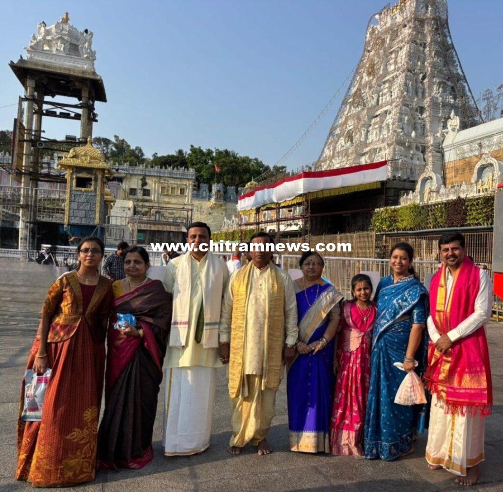 తిరుమల శ్రీవారిని దర్శించుకున్న అర్బన్ ఎమ్మెల్యే ధన్ పాల్