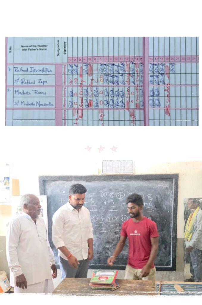 రిజిస్టర్ లో సంతకం పెట్టి.. పాఠశాలకు డుమ్మా కొట్టిన హెచ్ఎం 