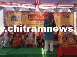 జైనథ్లో ఘనంగా హిందూ సమ్మేళనం: భక్తులతో పోటెత్తిన లక్ష్మీనారాయణ స్వామి ఆలయ ప్రాంగణం