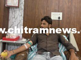 రక్తదానం చేసి ప్రాణదాతగా నిలిచిన యువకుడు