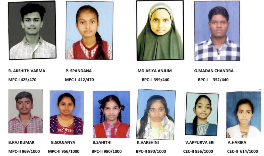 ఇంటర్ ఫలితాల్లో లింగాపూర్ విద్యార్థుల ప్రతిభ